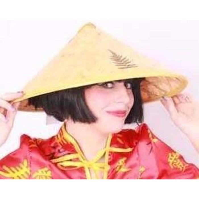 Strohoed chinees + varenblad