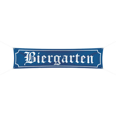Banner 'Biergarten' 180cmx40