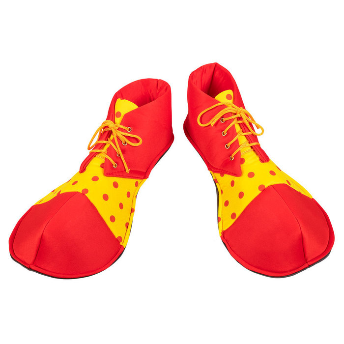 Boland Stoffen clownsschoenen (één maat)