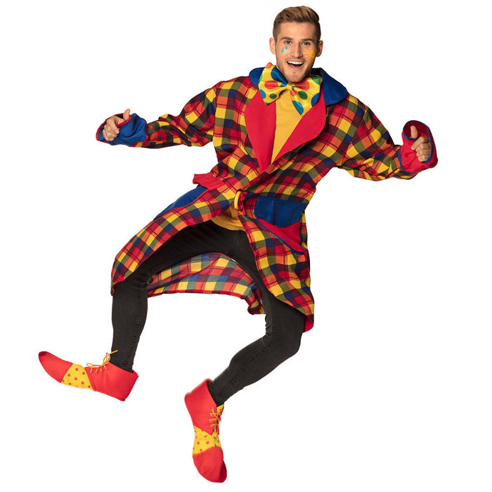 Boland Stoffen clownsschoenen (één maat)