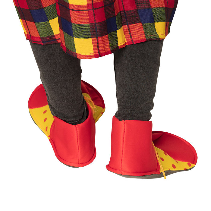 Boland Stoffen clownsschoenen (één maat)