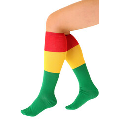 PartyXplosion Sokken rood/geel/groen