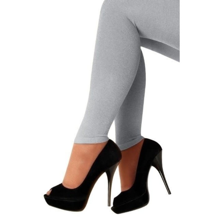 Legging lurex zilver