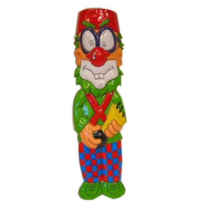 Clownsdeco met toeter 40cm