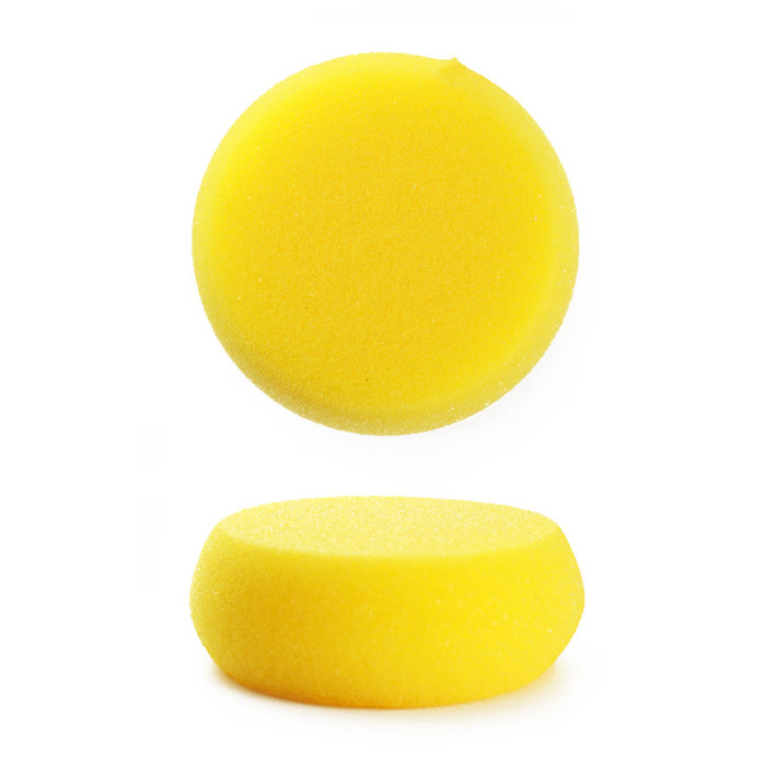 Schminkspons PXP rond 7.5cm geel per 2st