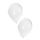 Ballonnen helium 25cm - 10 inch per 50st wit