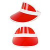 Zonneklep rood