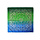 Zakdoek groen/blauw, 56x56cm