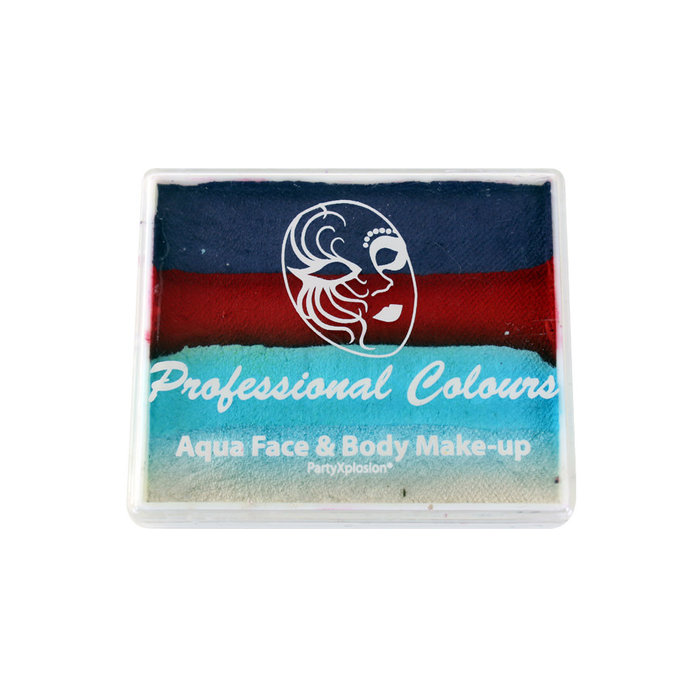 PXP Splitcake 50gr paars/metallic bl/l. blauw/wit