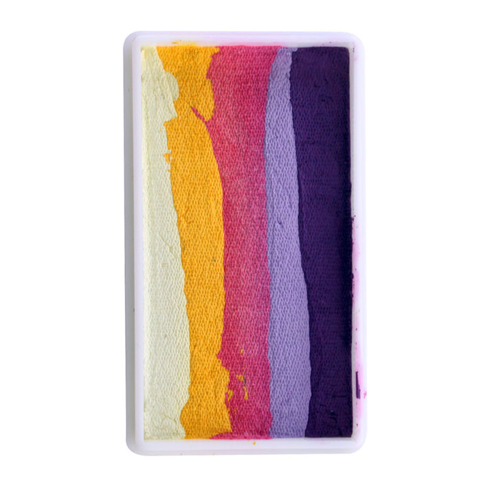 PXP Splitcake block paars/lila/roze/geel/l. geel