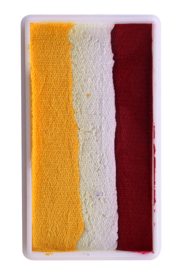 PXP Splitcake block d. rood/wit/geel