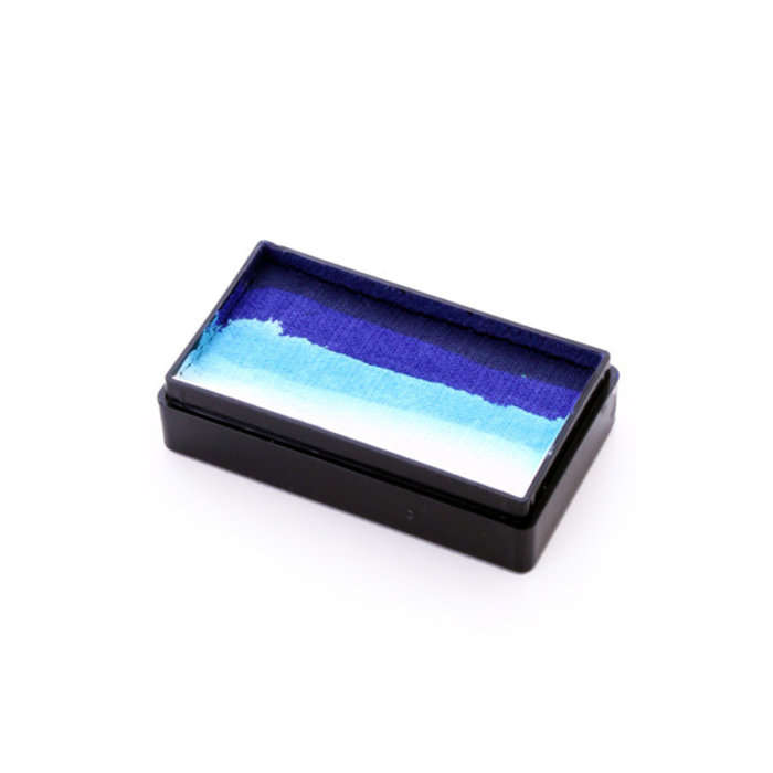 PXP Splitcake block d. blauw/blauw/l. blauw/wit