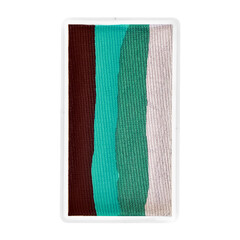 PXP Splitcake block d. bruin/zeegroen/pearlgroen/zilver