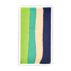 PXP Splitcake block Limoen/zeegroen/beige/d. blauw