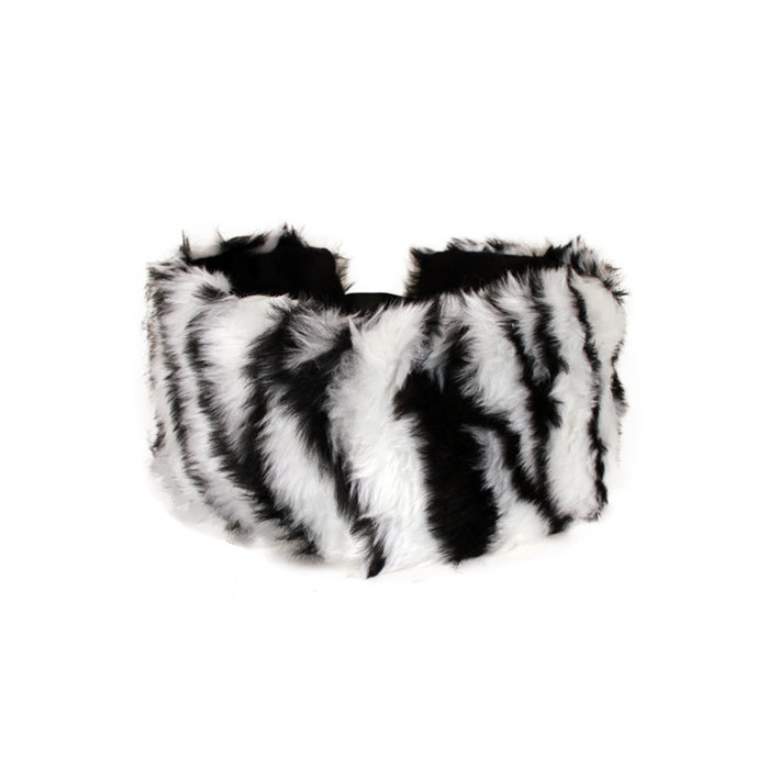Hoofdband pluche 'Zebra'