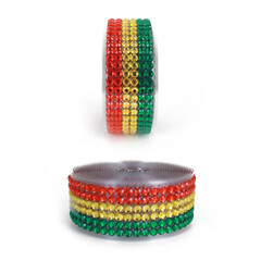 Strassband zelfklevend rd-gl-gr 3m