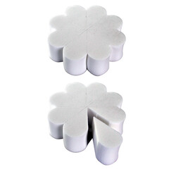 Schmink spons 'Bloemetjesvorm' 8 aparte stukjes