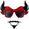 Bril 'Duivel' met snor en sikje