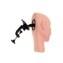 Make-up oefen hoofd face paint trainingface + masker