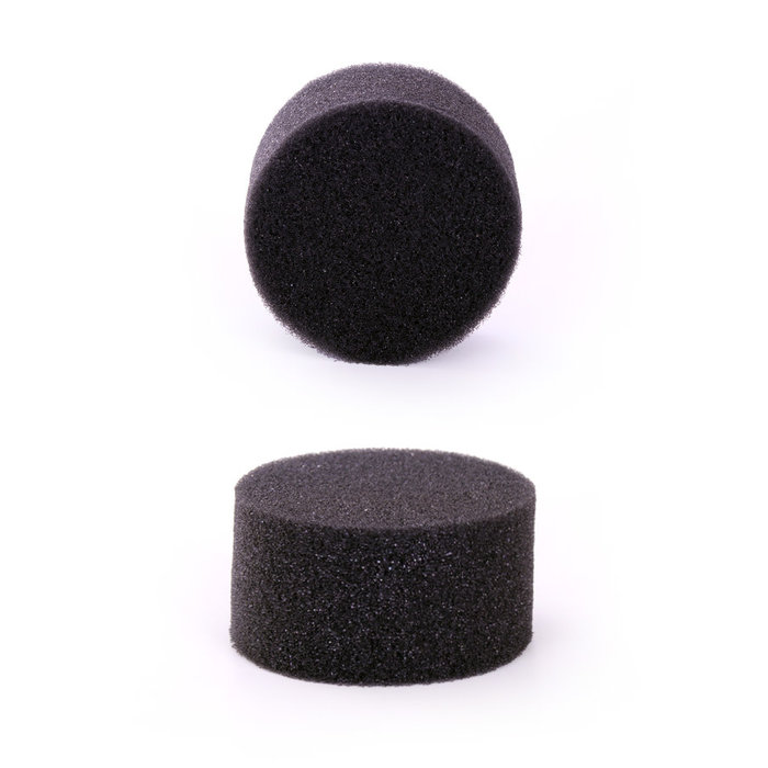 Schminkspons zwart rond