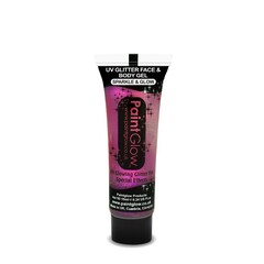 UV Glitter face&body gel, 10ml PINK