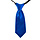 Mini stropdas blauw met strass steentjes