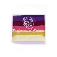 PXP Splitcake 50gr violet/rood/roze/metallic geel/wit