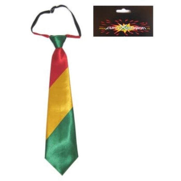 Stropdas rood/geel/groen