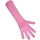 Handschoenen fluweel roze 40 cm