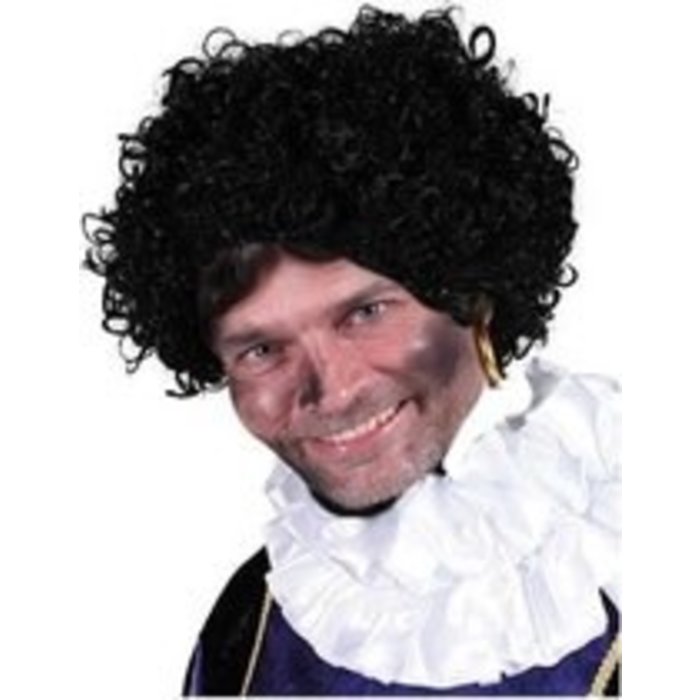 Pruik Piet luxe DOOS 8