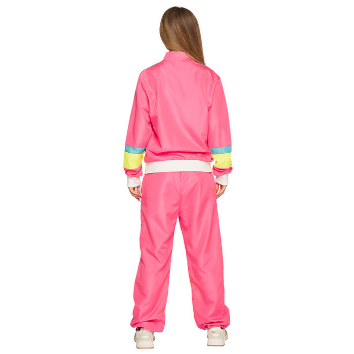 Boland Trainingspak Retro Babe neonroze + bandana