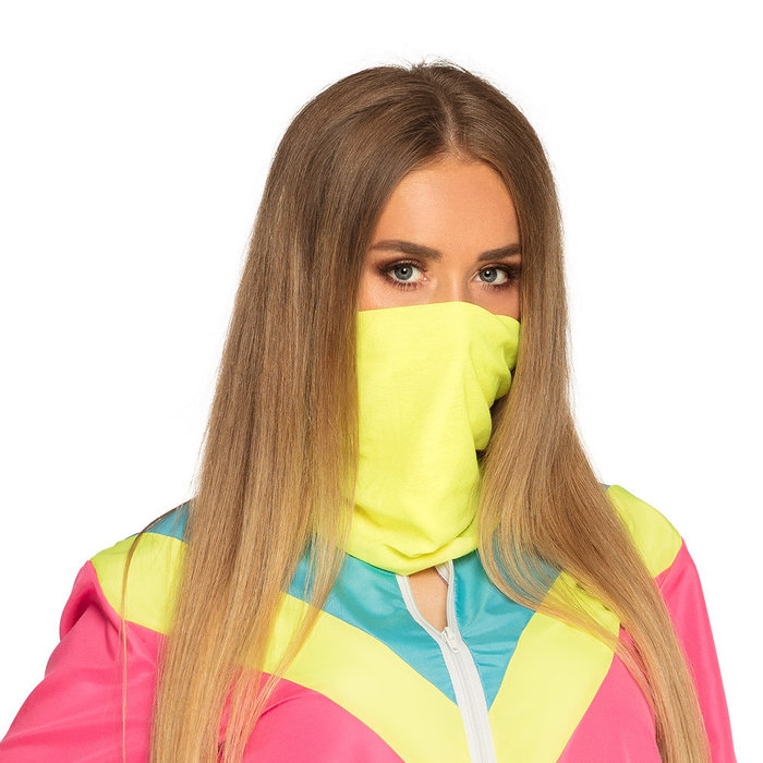 Boland Trainingspak Retro Babe neonroze + bandana