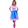 Dirndl roze/wit geruit met schort en bloes