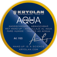 Aquacolor waterschmink 55ml kleur 509 diep geel