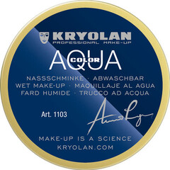 Aquacolor waterschmink 55 ml, kleur 523 flets geel