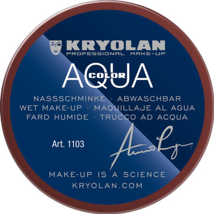 Aquacolor waterschmink 55ml kleur 086 bordeaux