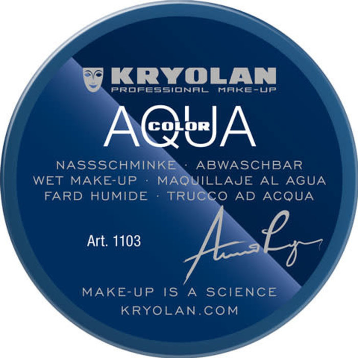 Aquacolor waterschmink 55ml kleur BL10 blauw