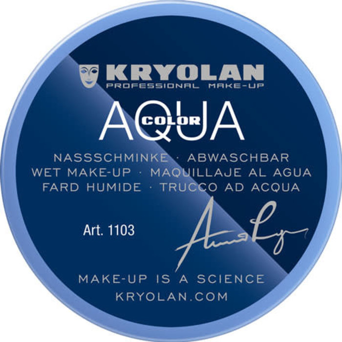 Aquacolor waterschmink 55ml kleur G82 paarsblauw