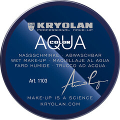Aquacolor waterschmink 55ml kleur 545 donker paars