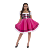 Haus Huberts Tiroler dirndl zwart/roze kleedje met bloes