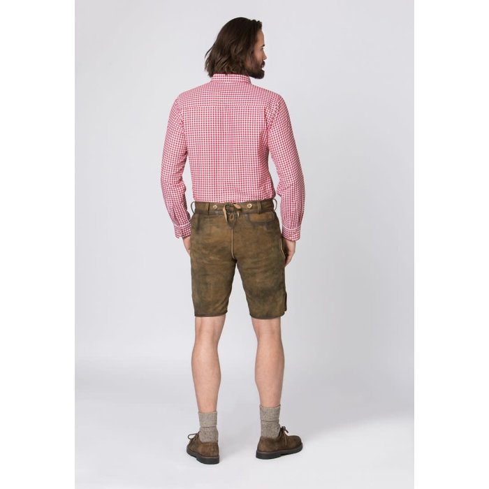 Stockerpoint Tirolerhemd rood-wit geruit