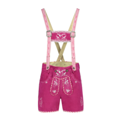 Haus Huberts Lederhose roze