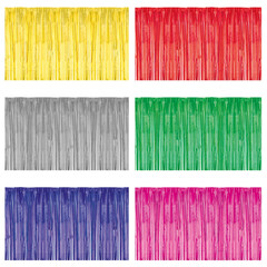 Folie gordijn metallic 100x300cm