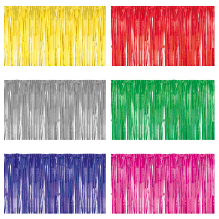 Folie gordijn metallic 100x300cm