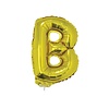 Letter ballon met stokje goud letter B 41cm