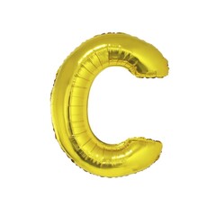 Letter ballon goud letter C 102cm