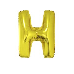 Letter ballon goud letter H 102cm