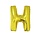 Letter ballon goud letter H 102cm