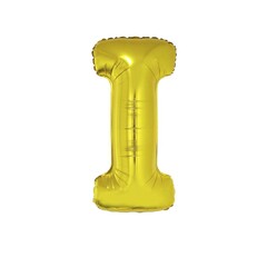 Letter ballon goud letter I 102cm