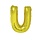 Letter ballon goud letter U 102cm